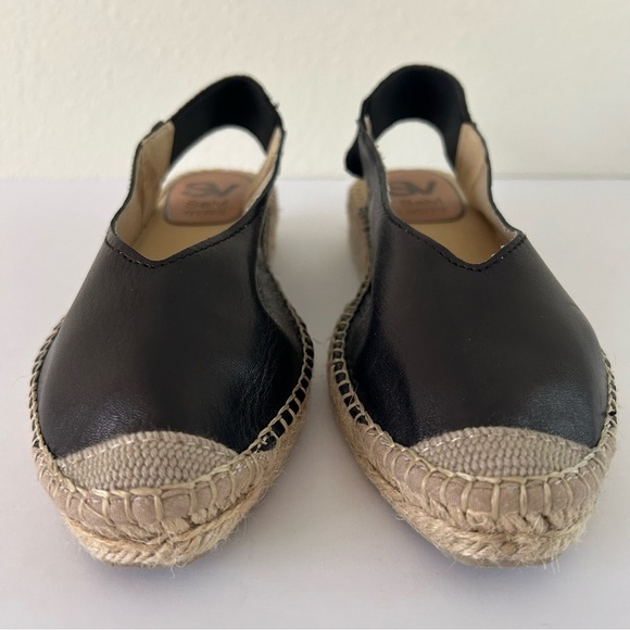 Salvi SV Slingback Espadrille Flats Euro Summer Sandal Brown Size EU36 US 5.5 - Picture 3 of 12